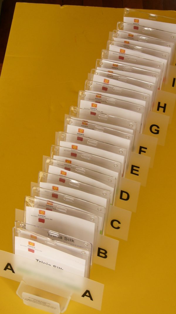 Organize Your Event with Versatile Name Tag Racks | Available with A-Z Indicators - Image 3