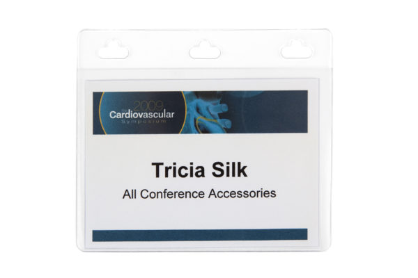 Name tag - PVC Pocket - Landscape (med. size)  aca-35 - Image 2